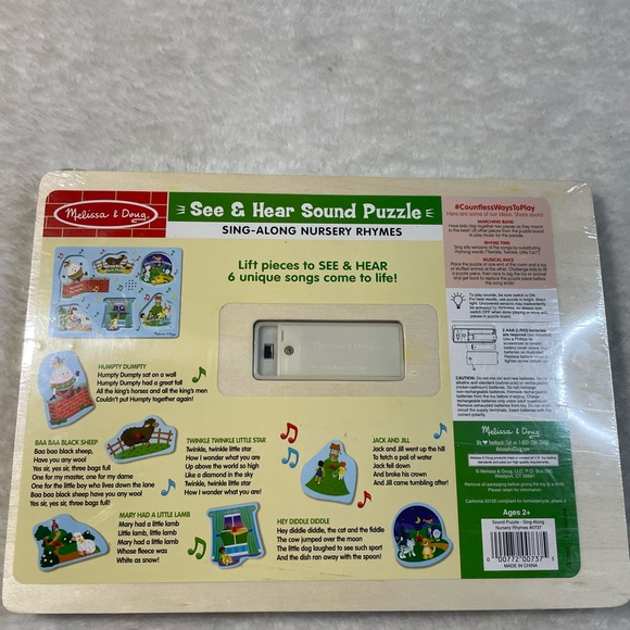 Melissa & Doug Sing Along Nursery Rhymes - Picture 5 of 5